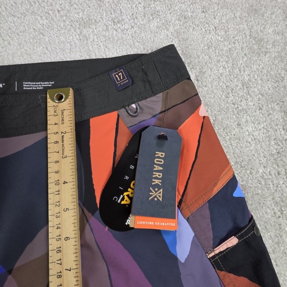 NWT Roark The Boatman Boardshorts‎ Mens Sz 36 Tropical Floral Beach Cruise - Picture 8 of 9